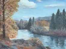 Coming Home; oil on canvas